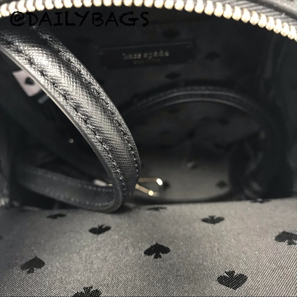 KATE SPADE MINI CONVERTIBLE BACKPACK BLACK WALLET - Picture 6 of 8